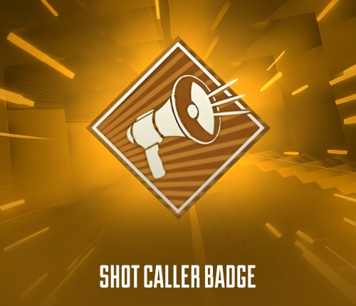 SHOT CALLER BADGE